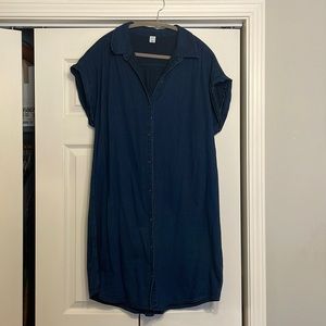 OLD NAVY dark denim dress